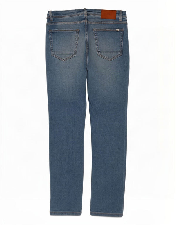 Zara Herren Slim Jeans EU 42 Large W32 L30 Blaue Baumwolle