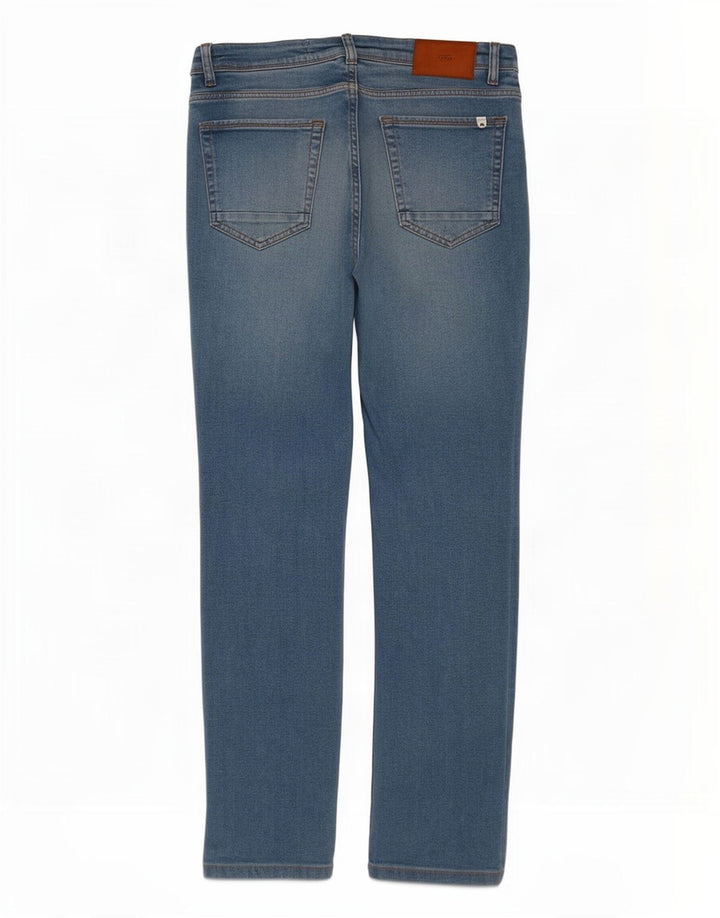 Zara Herren Slim Jeans EU 42 Large W32 L30 Blaue Baumwolle