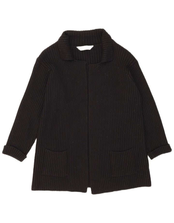 Marks & Spencer Damen-Strickjacke, übergroß, offen, Gr. 10, Schwarz