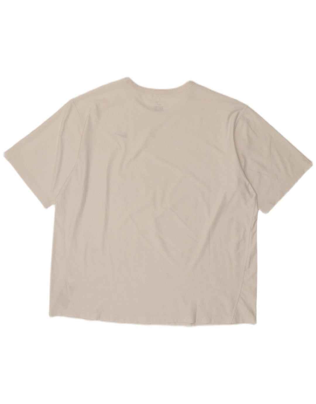 Nike Herren Dri Fit T-Shirt Top UK 45/47 XL Weiß Polyester