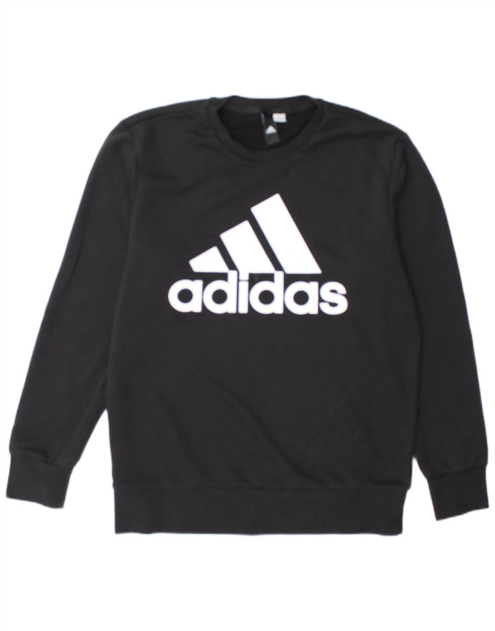 Adidas Herren Grafik-Sweatshirt, Pullover, Größe L, Schwarz
