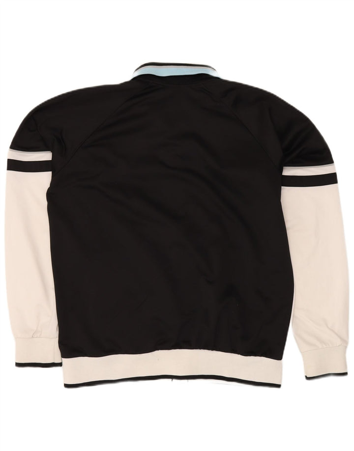 ASICS Herren-Trainingsanzug-Top-Jacke, großes weißes Farbblock-Polyester