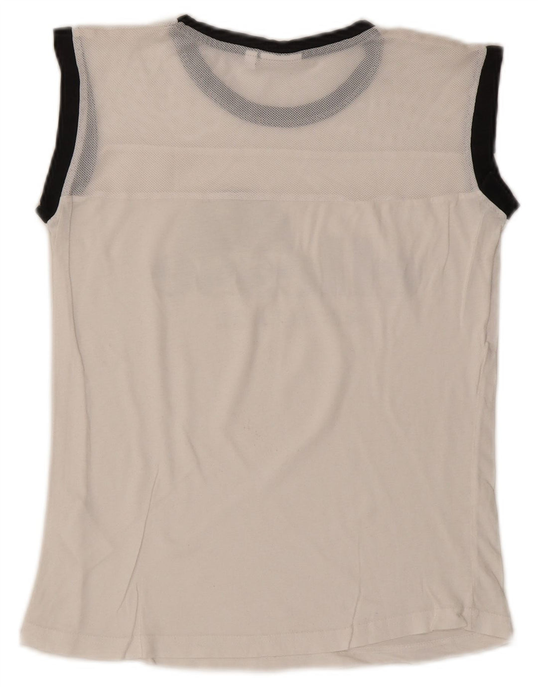 Ellesse Womens Graphic Vest Top UK 10 Small Weiß