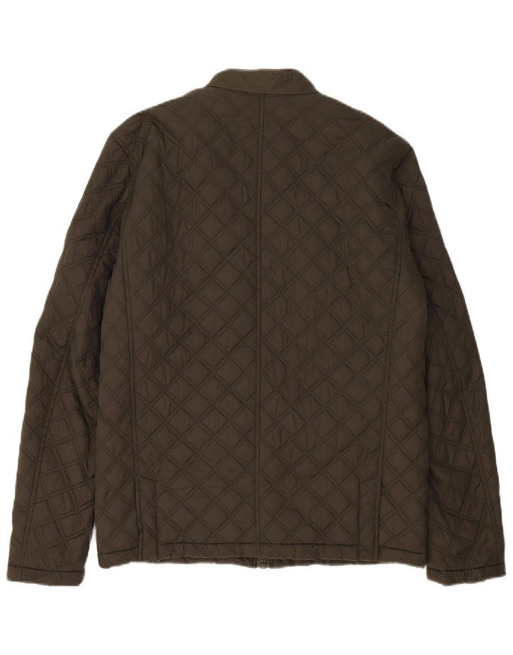 Superdry Herren Steppjacke UK 38 Medium Khaki Polyester
