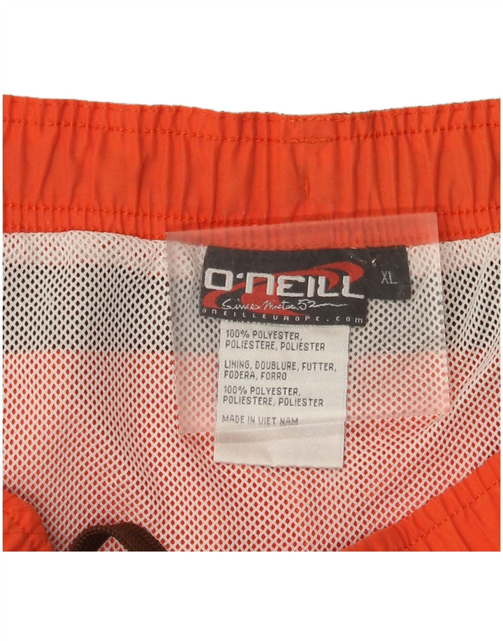 O'Neill Herren Badeshorts XL Orange Colourblock Polyester