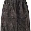 Vintage Damen Lederrock W28 Small Schwarz