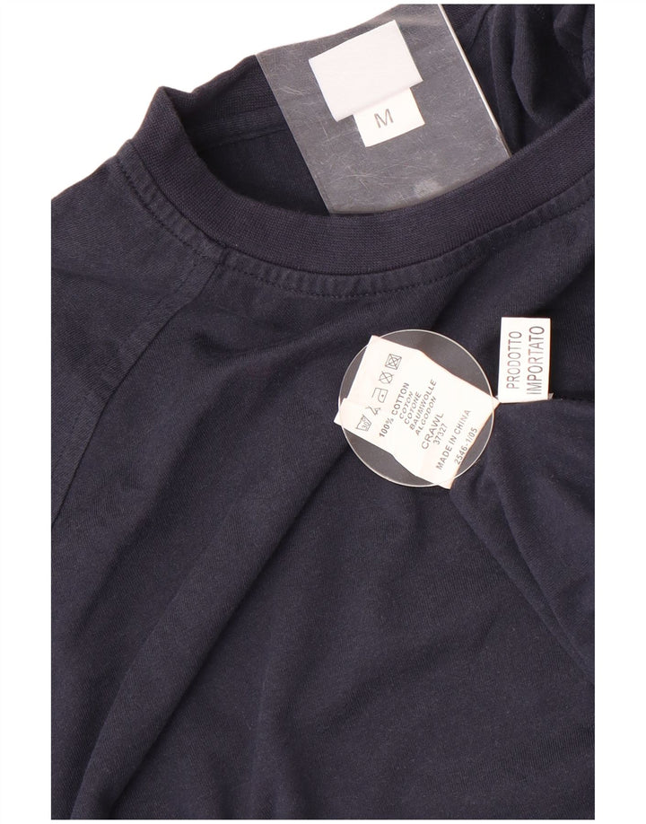 Arena Herren-T-Shirt mit Grafik, mittelgroß, marineblau, Baumwolle