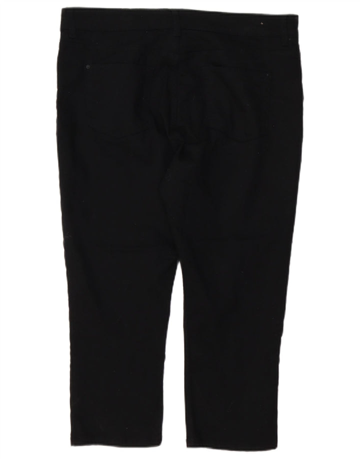 Marks & Spencer Damen Capri-Jeans, normal, UK 16, Größe L, W38, L21, Schwarz