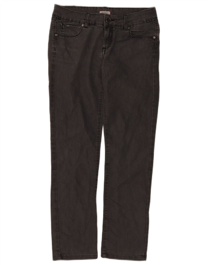 Max & Co. Damen Slim Jeans W27 L28 Graue Baumwolle