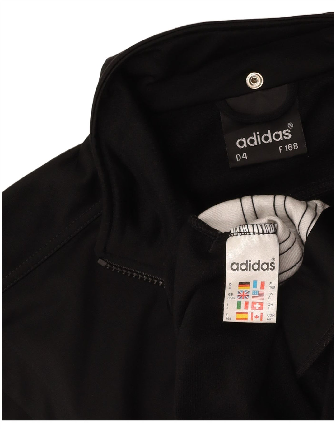 ADIDAS Herren ärmellose Grafik-Trainingsanzug-Oberjacke, UK 36/38, Größe S, Schwarz