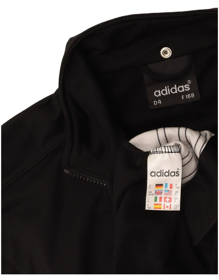 ADIDAS Herren ärmellose Grafik-Trainingsanzug-Oberjacke, UK 36/38, Größe S, Schwarz