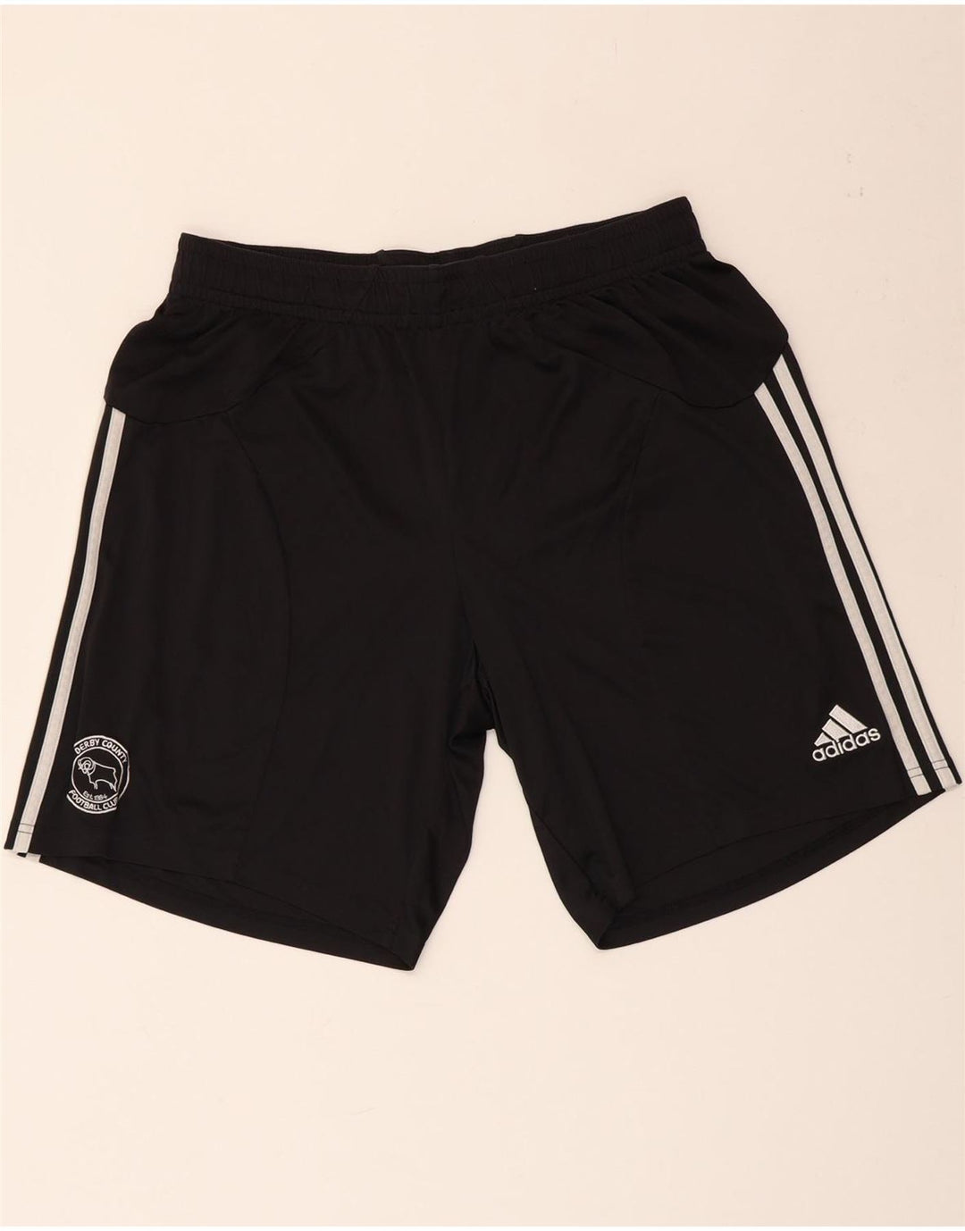ADIDAS Herren Derby County Sport Shorts XL Schwarz Polyester