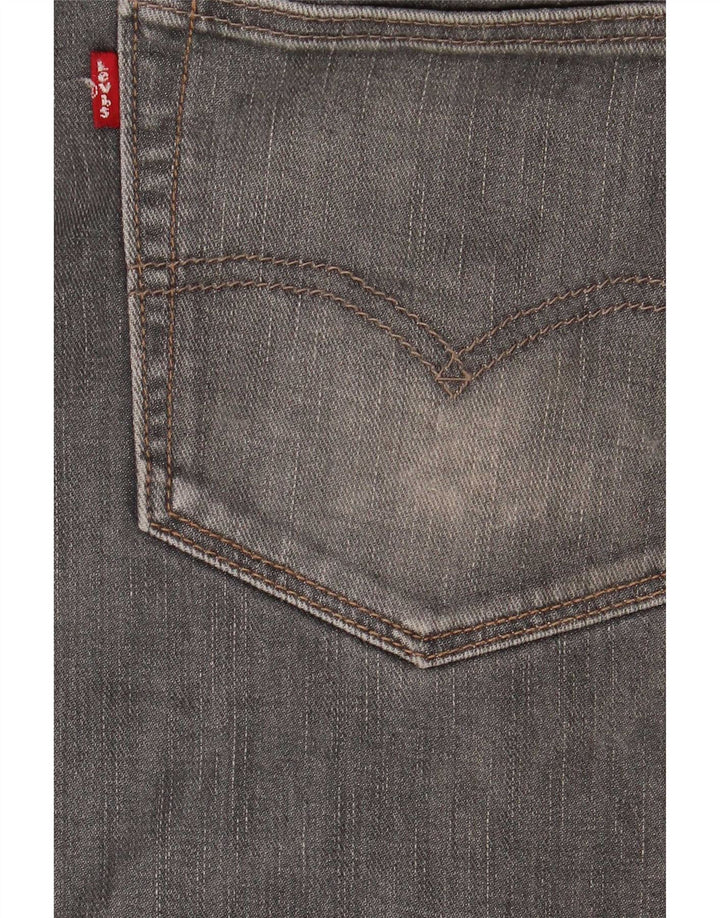 Levi's Herren 504 Straight Jeans W36 L34 Graue Baumwolle