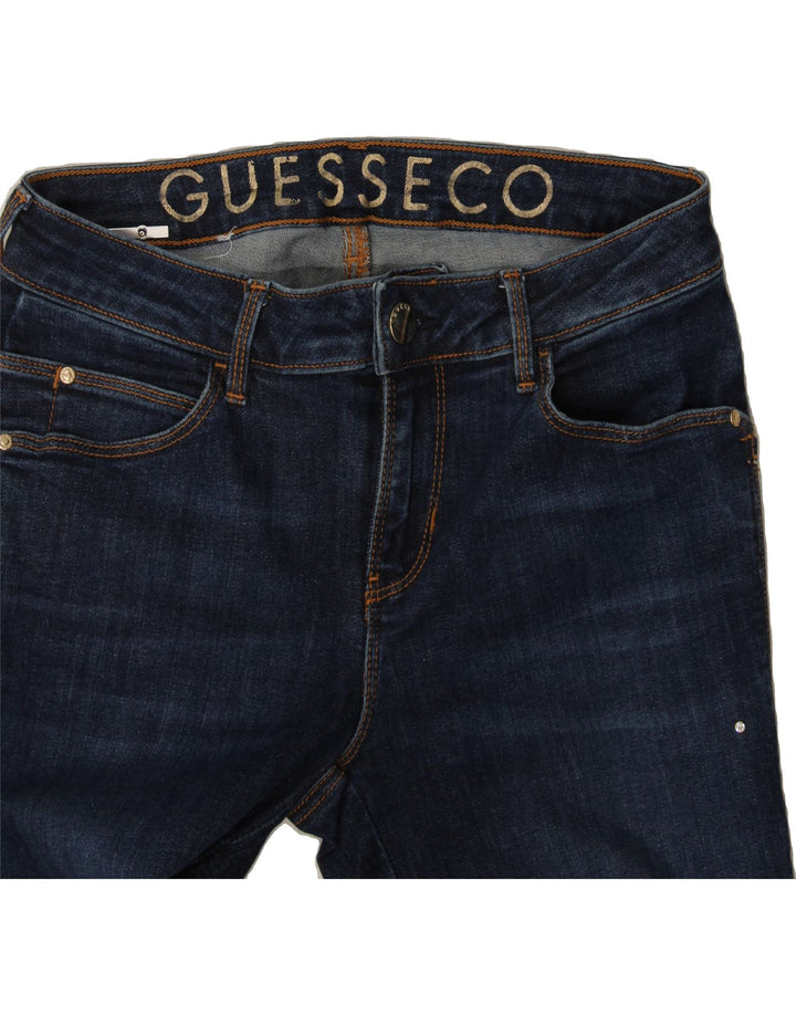 GUESS Womens Skinny Jeans W25 L32 Blue Cotton Vintage Guess and Second-Hand Guess from Messina Hembry 