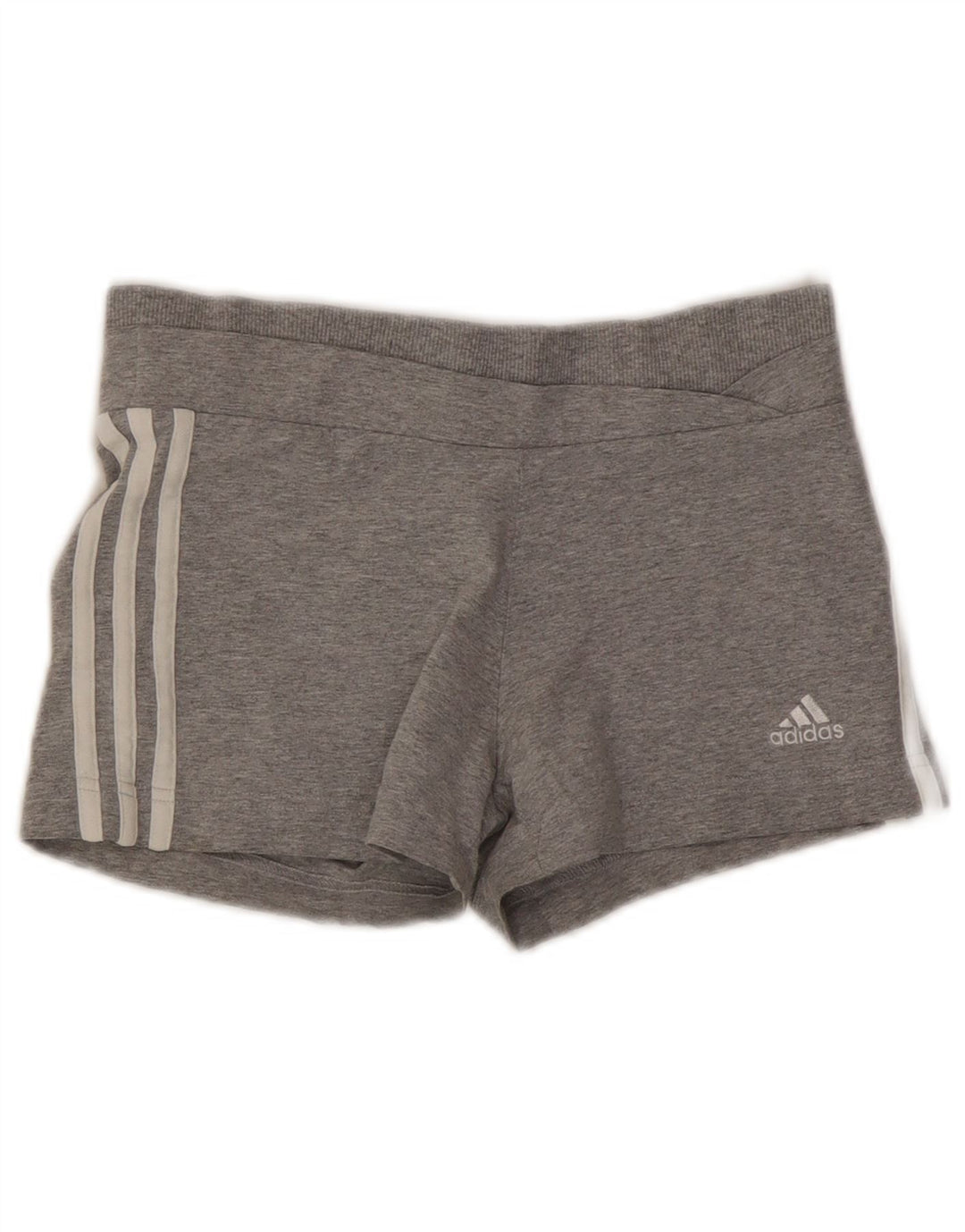 Adidas Damen Sportshorts UK 8 Small Grau meliert