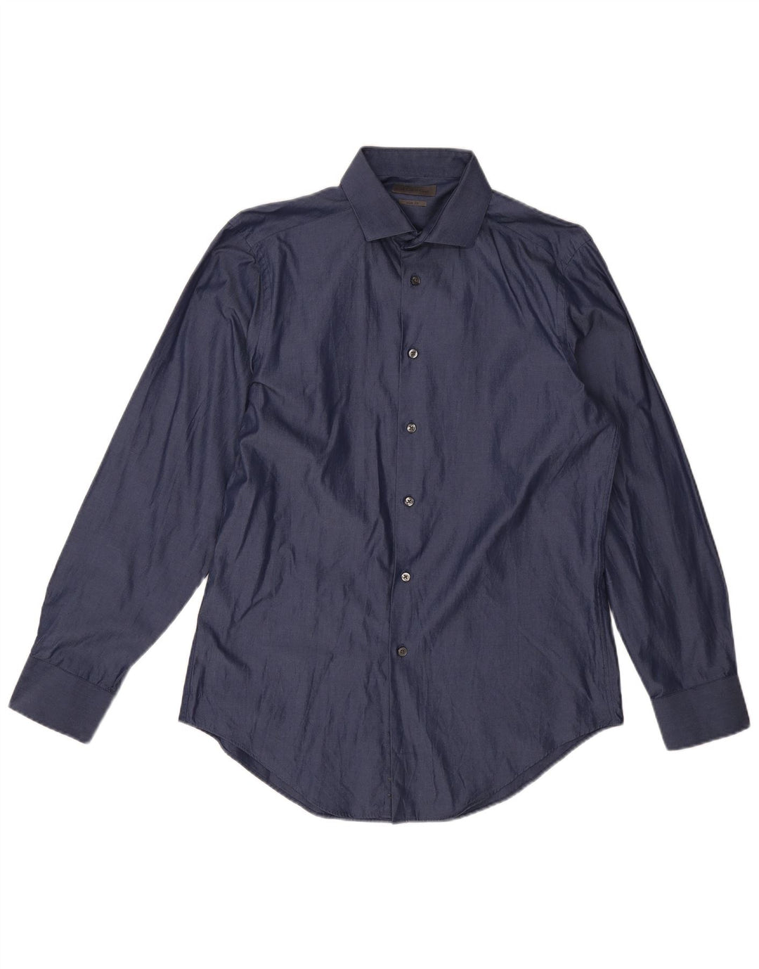 Calvin Klein Herren-Slim-Fit-Hemd, groß, Marineblau