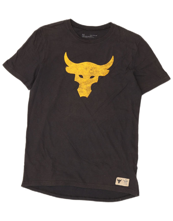 Under Armour Jungen T-Shirt mit Grafik, 13–14 Jahre, XL, Schwarz