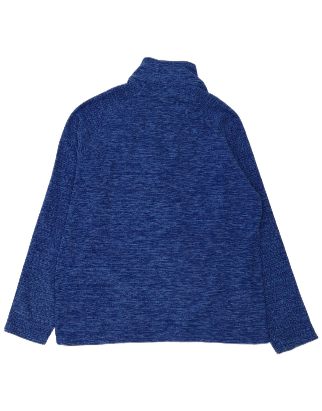 Mountain Warehouse Herren-Fleecepullover mit Reißverschluss am Kragen, mittelgroß, Marineblau meliert