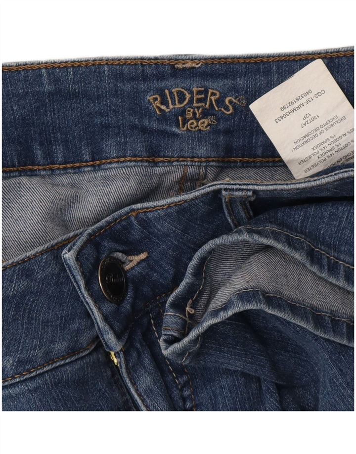 Lee Damen Riders Bootcut Jeans US 12 Large W34 L28 Blaue Baumwolle