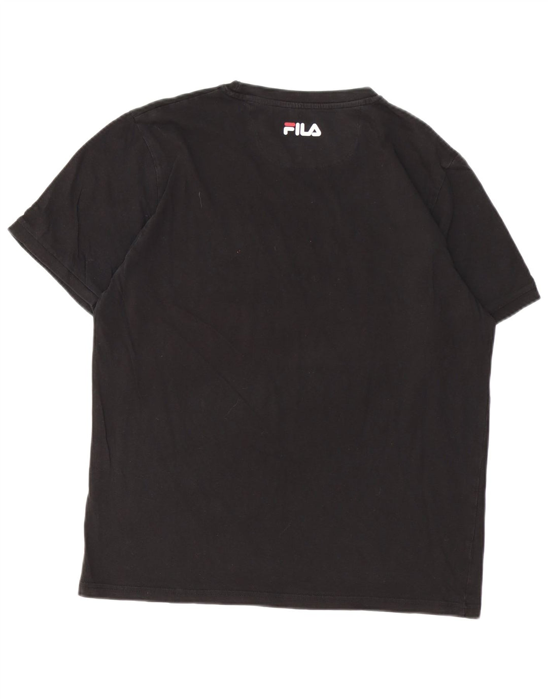 FILA Herren Grafik T-Shirt Top XL Schwarz