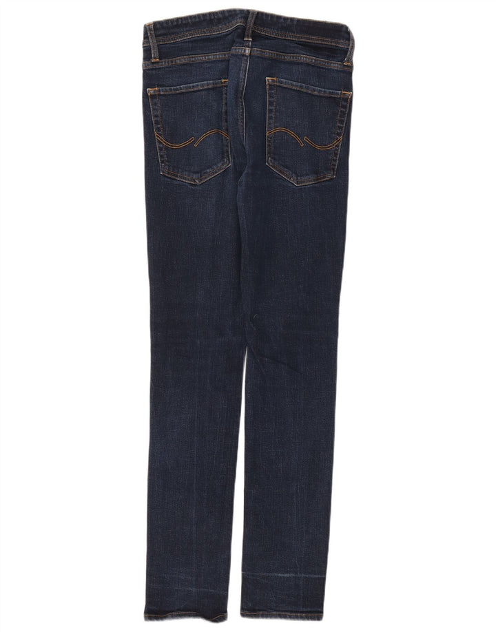Jack & Jones Herren Slim Jeans W34 L32 Marineblaue Baumwolle