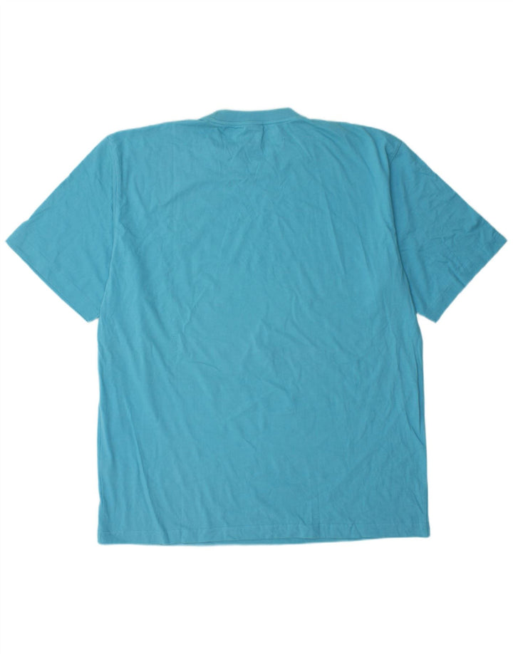 FILA Herren T-Shirt Top XL Blau Baumwolle
