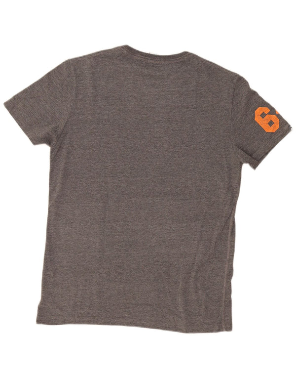 Superdry Herren-T-Shirt mit Grafik, Größe L, Grau, Baumwolle