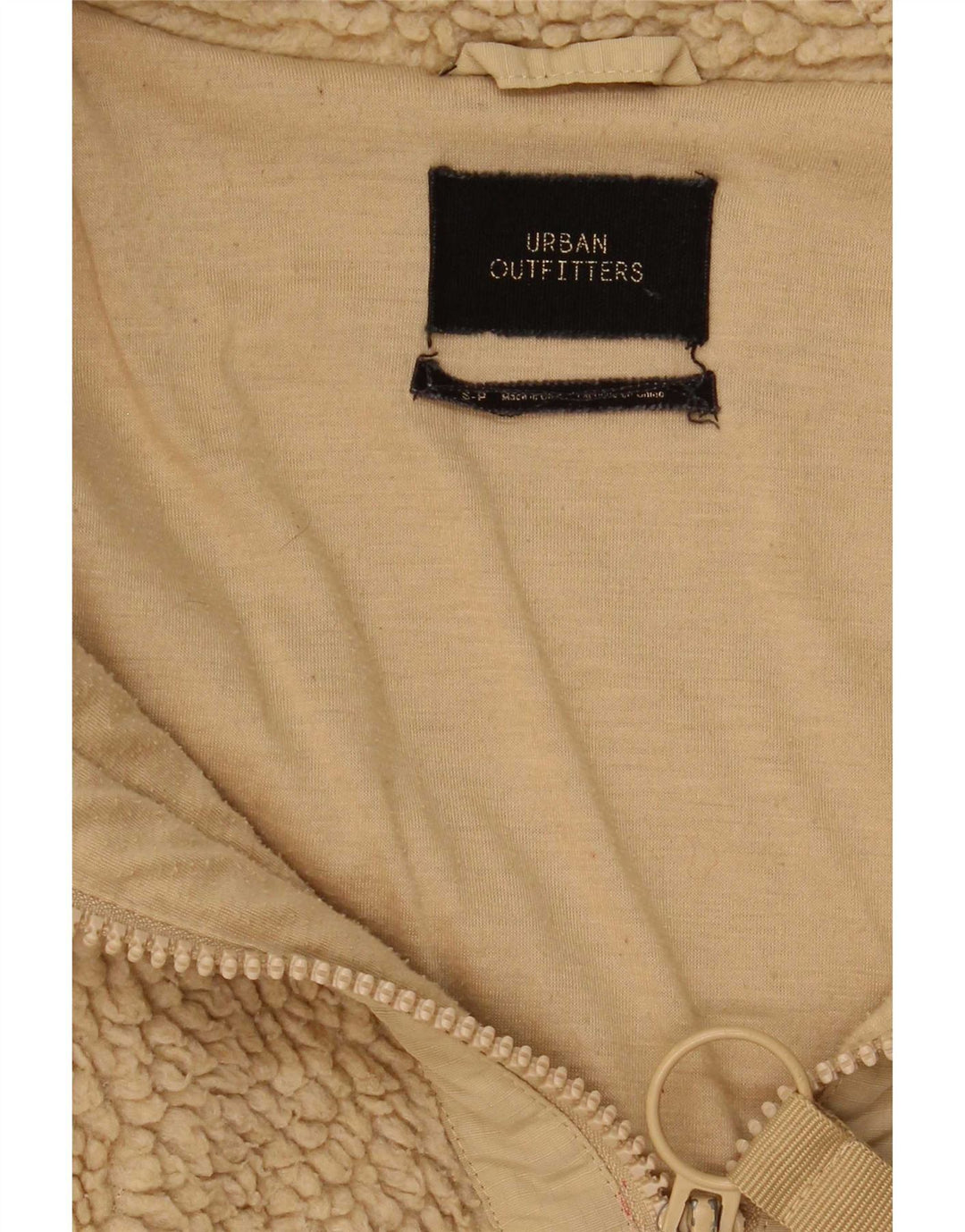 Urban Outfitters Herren Fleecejacke UK 36 Small Beige Polyester