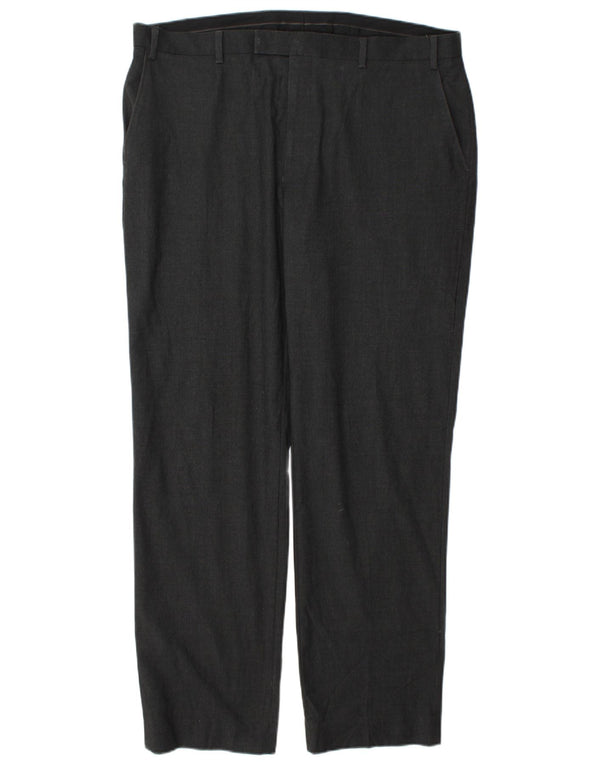 Marks & Spencer Herren-Chinohose, normal, W40, L33, Grau, Polyester