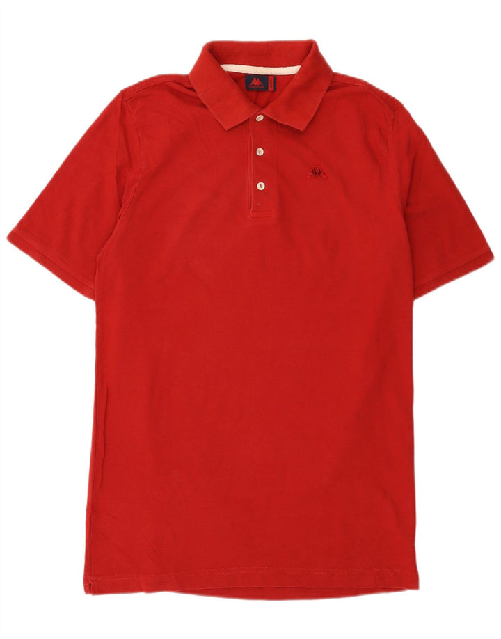 Kappa Herren-Poloshirt, große rote Baumwolle