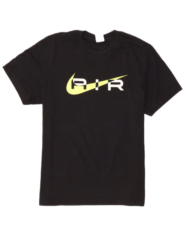 Nike Herren-T-Shirt mit Grafik, groß, aus schwarzer Baumwolle