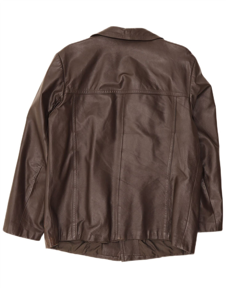 Vintage Herren Lederjacke UK 38 Mittelbraun