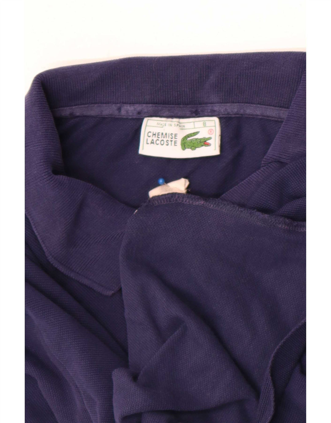 Lacoste Herren-Poloshirt, Größe 8 3XL, marineblaue Baumwolle