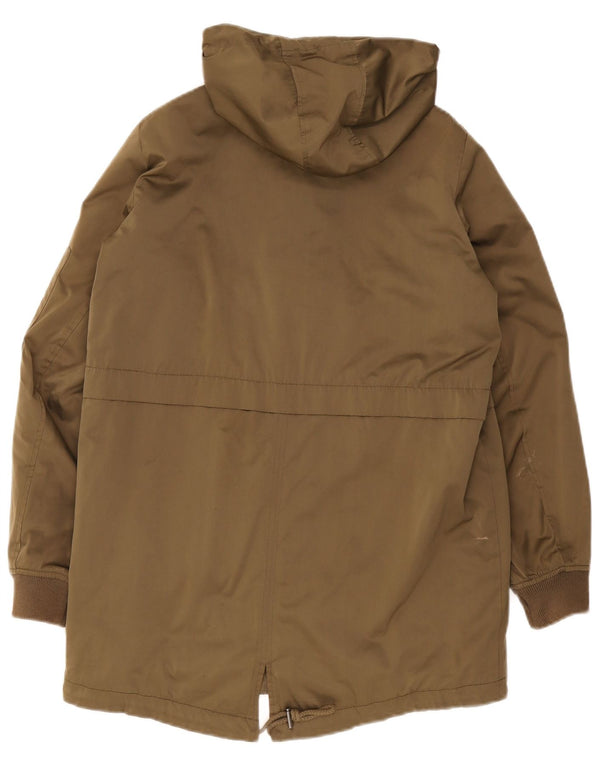Comptoir Des Cotonniers Damen-Parka mit Kapuze, UK 14, mittleres Khaki