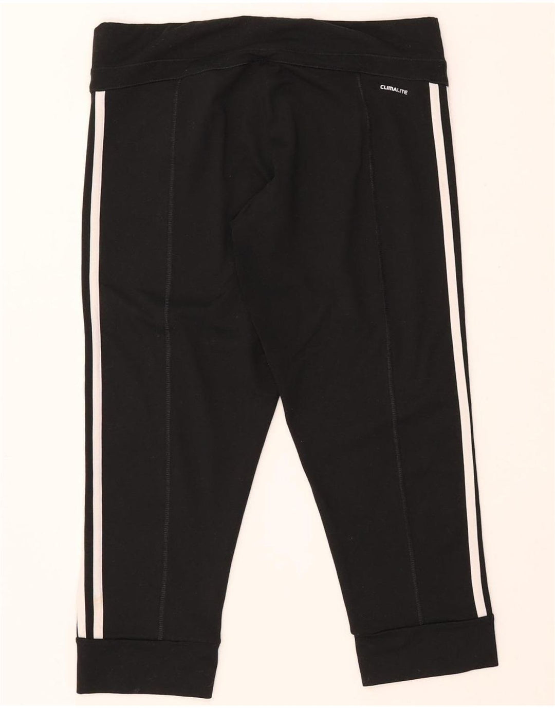 ADIDAS Damen Climalite Trainingshose Jogger UK 12/14 Medium Schwarz