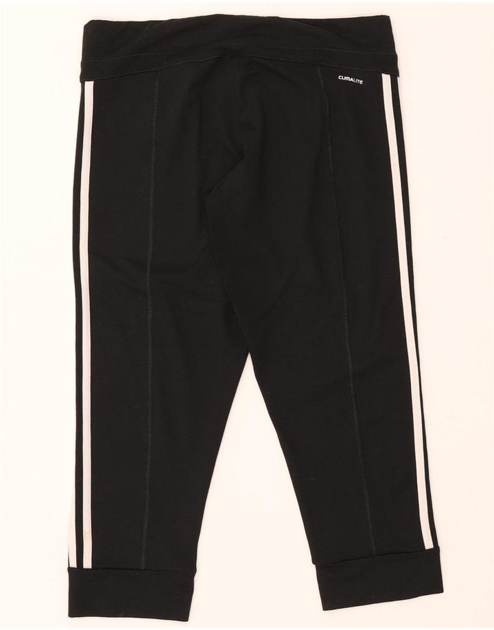 ADIDAS Damen Climalite Trainingshose Jogger UK 12/14 Medium Schwarz