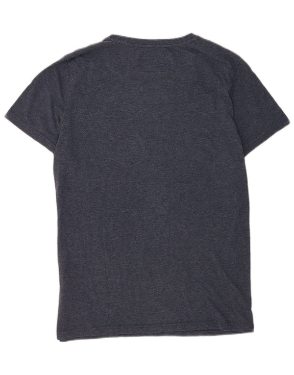 Superdry Mens T-Shirt Top Large Blue Cotton