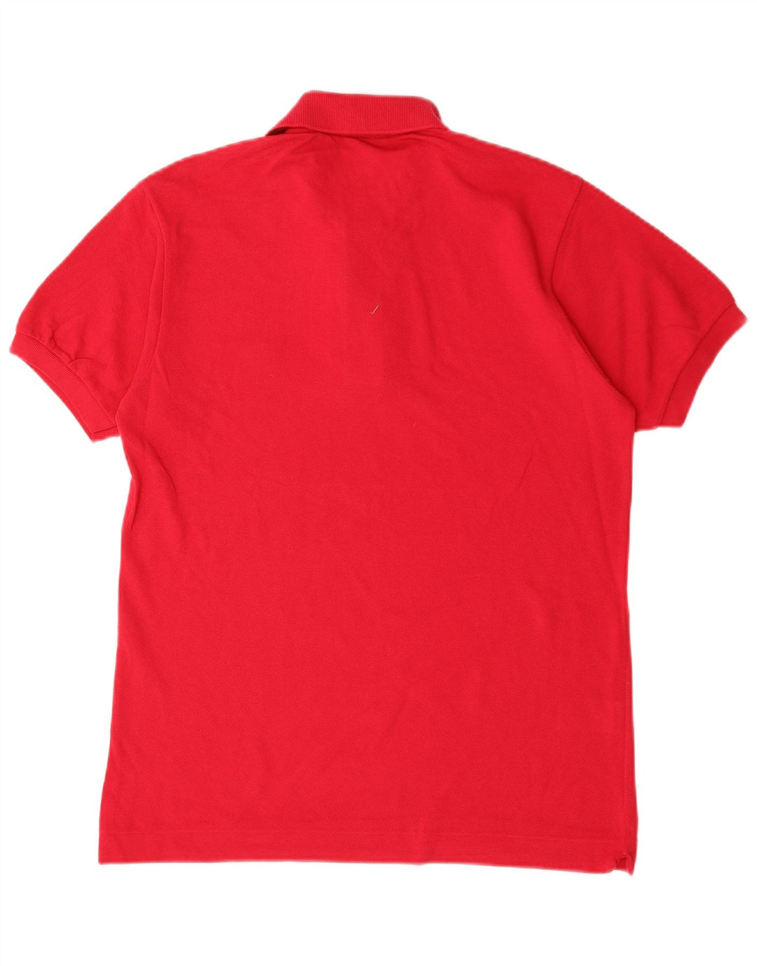 Lacoste Herren-Poloshirt, Größe 4, mittelrote Baumwolle