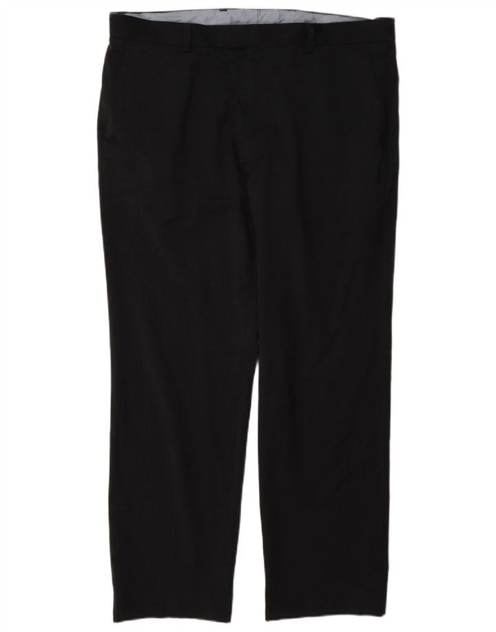 Marks & Spencer Herren-Anzughose mit normaler Passform, W36 L29, marineblaue Wolle