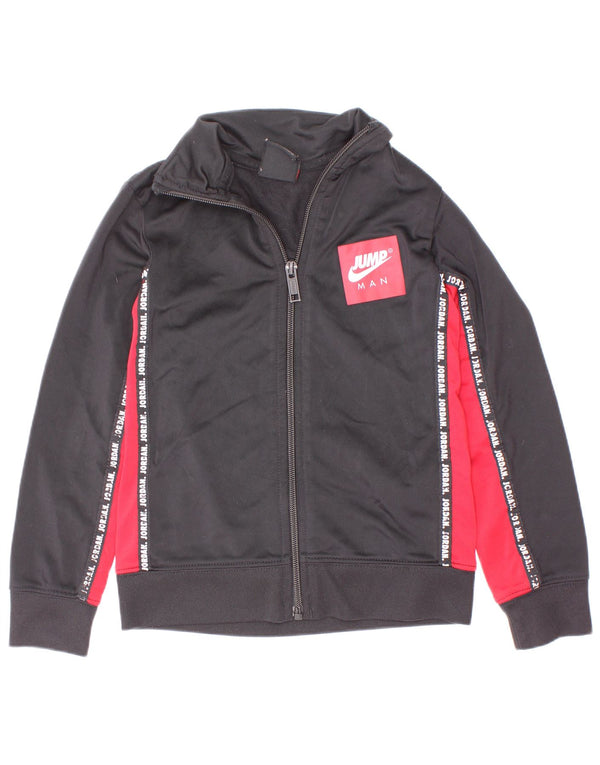Jordan Jungen-Trainingsanzugoberteil mit Grafik, 3–4 Jahre, XS, Schwarz, Farbblock