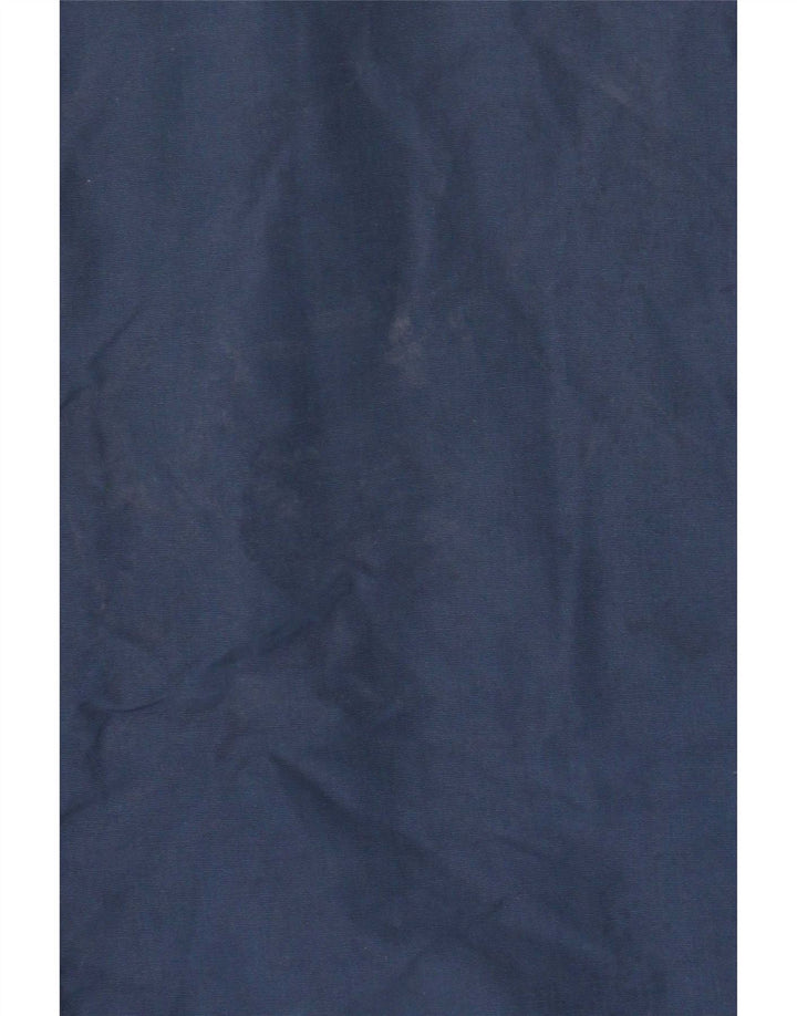 Woolrich Herren Bomberjacke UK 40 Große marineblaue Baumwolle