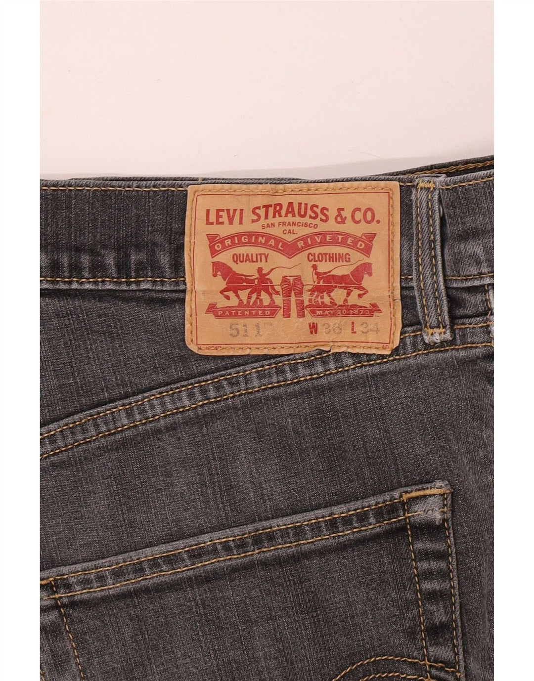 Levi's Herren 511 Slim Jeans W36 L31 Grau