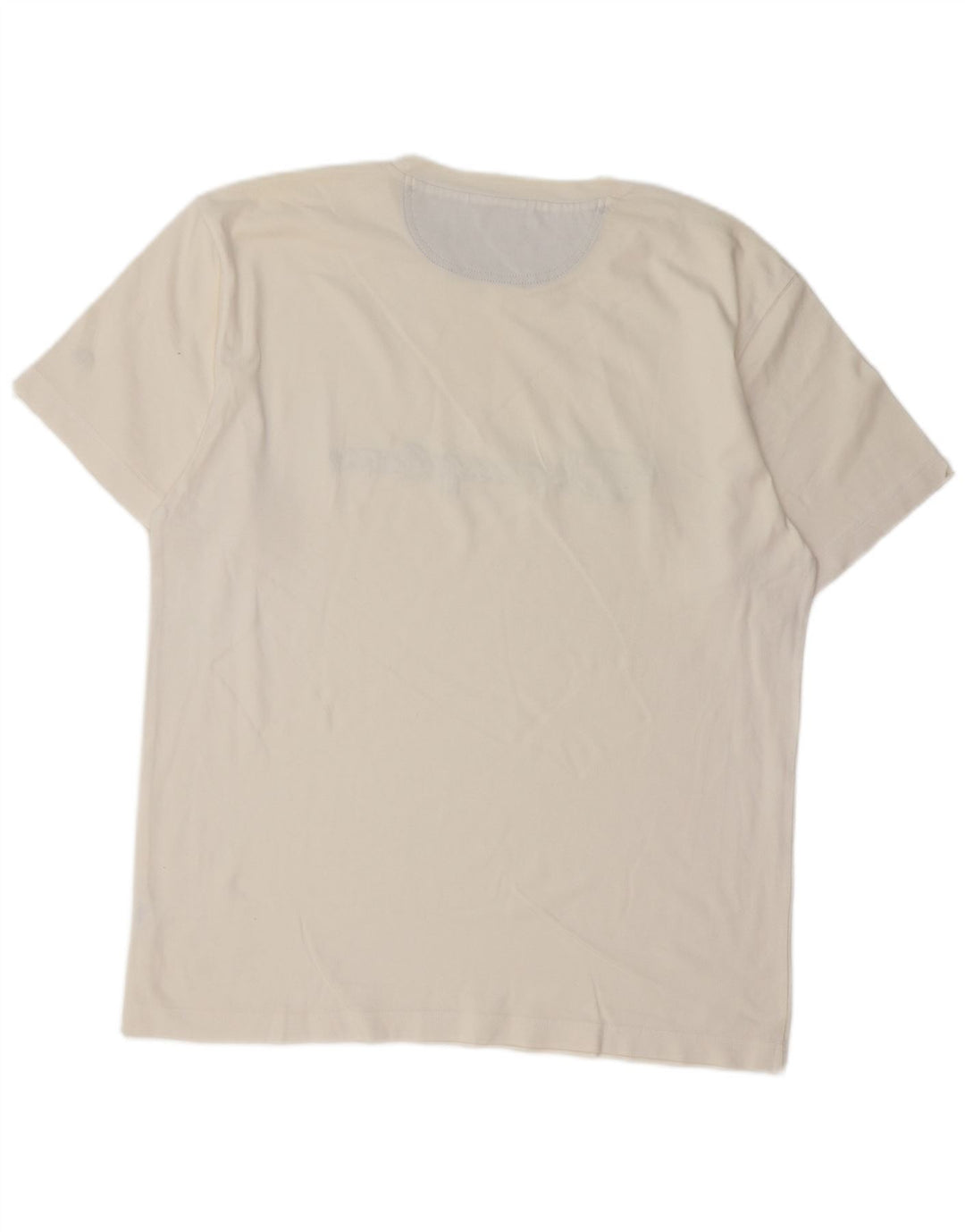CHAMPION Herren-Grafik-T-Shirt-Oberteil XL aus weißer Baumwolle