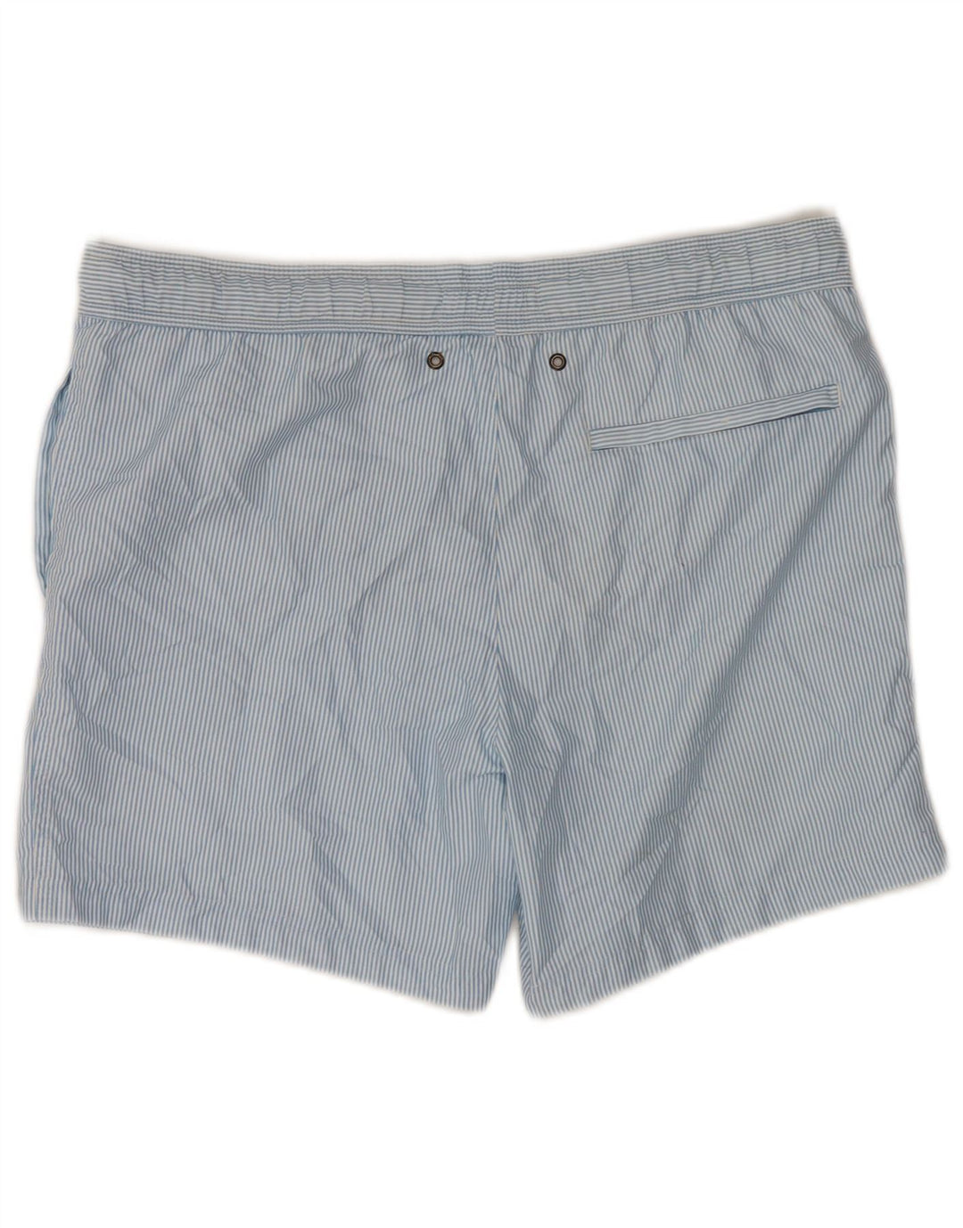 Jack Wills Herren-Badeshorts, XS, blaues Nadelstreifen-Polyester