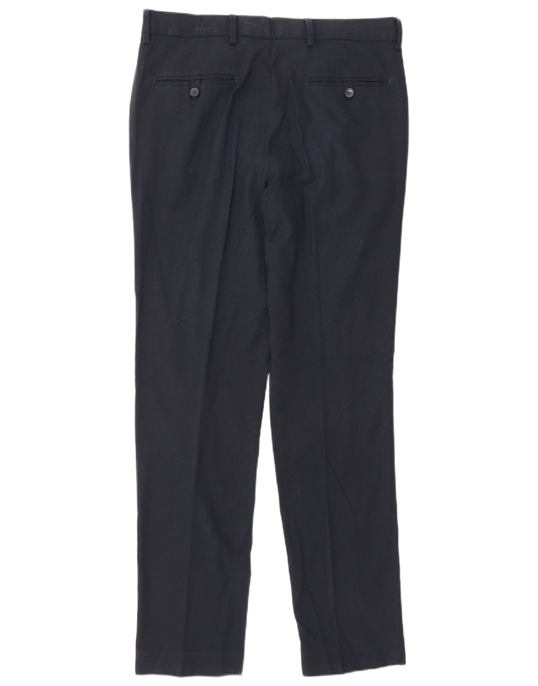 Marks & Spencer Slim Chino-Hose für Herren, W32, L30, Marineblau, Polyester