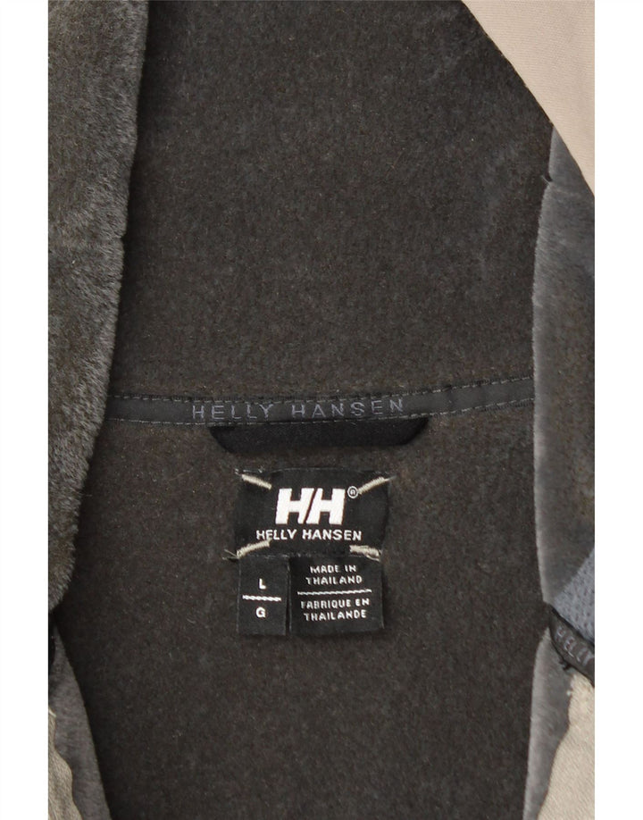 HELLY HANSEN Herren-Windbreakerjacke mit Kapuze, UK 40, Größe L, grau, Polyester