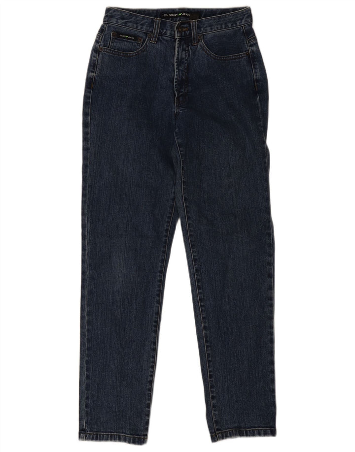 Dkny Damen Tapered Jeans W28 L30 Marineblau