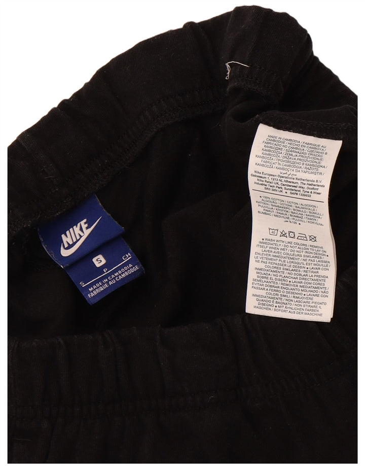 NIKE Mens Sport Shorts Small Black Cotton