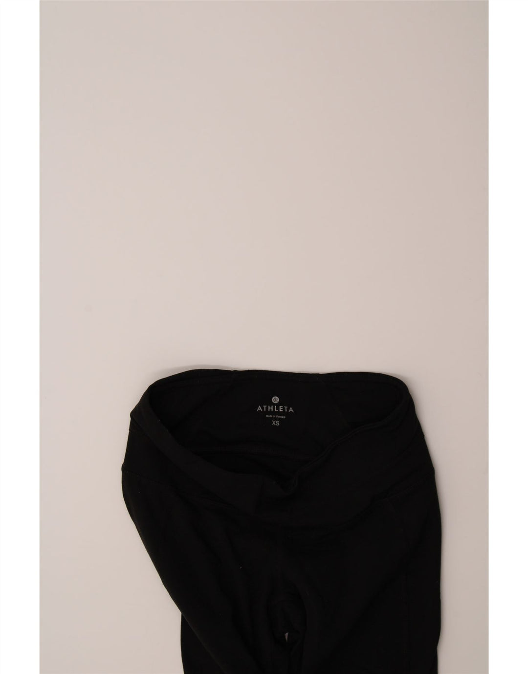 ATHLETA Womens Capri Leggings UK 6 XS  Black Nylon Vintage Athleta and Second-Hand Athleta from Messina Hembry 