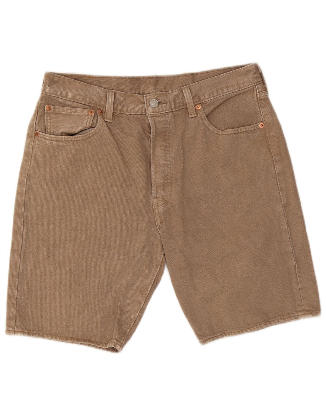 Levi's Herren 501 Denim Shorts W32 Mittelbeige Baumwolle
